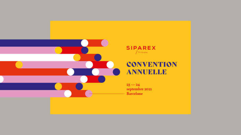 Graphisme / illustration du concept visuel de la convention annuelle du Groupe Siparex