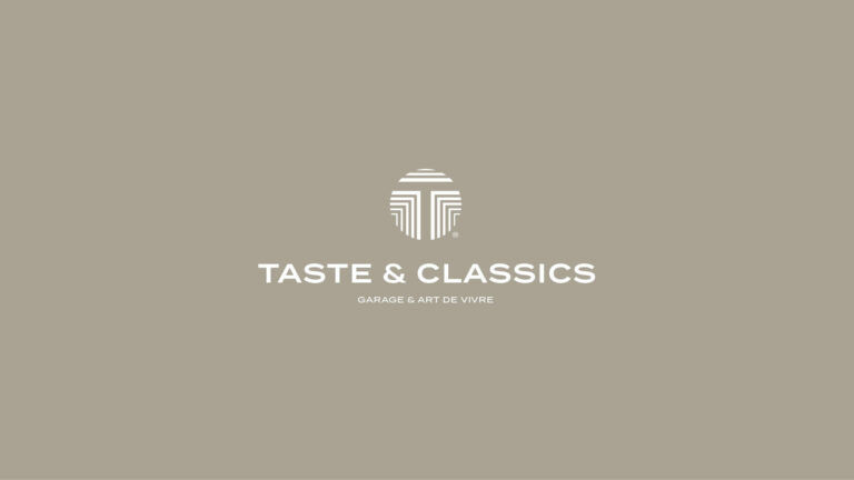 Logotype pour le garage d'automobiles de collection Taste & Classics