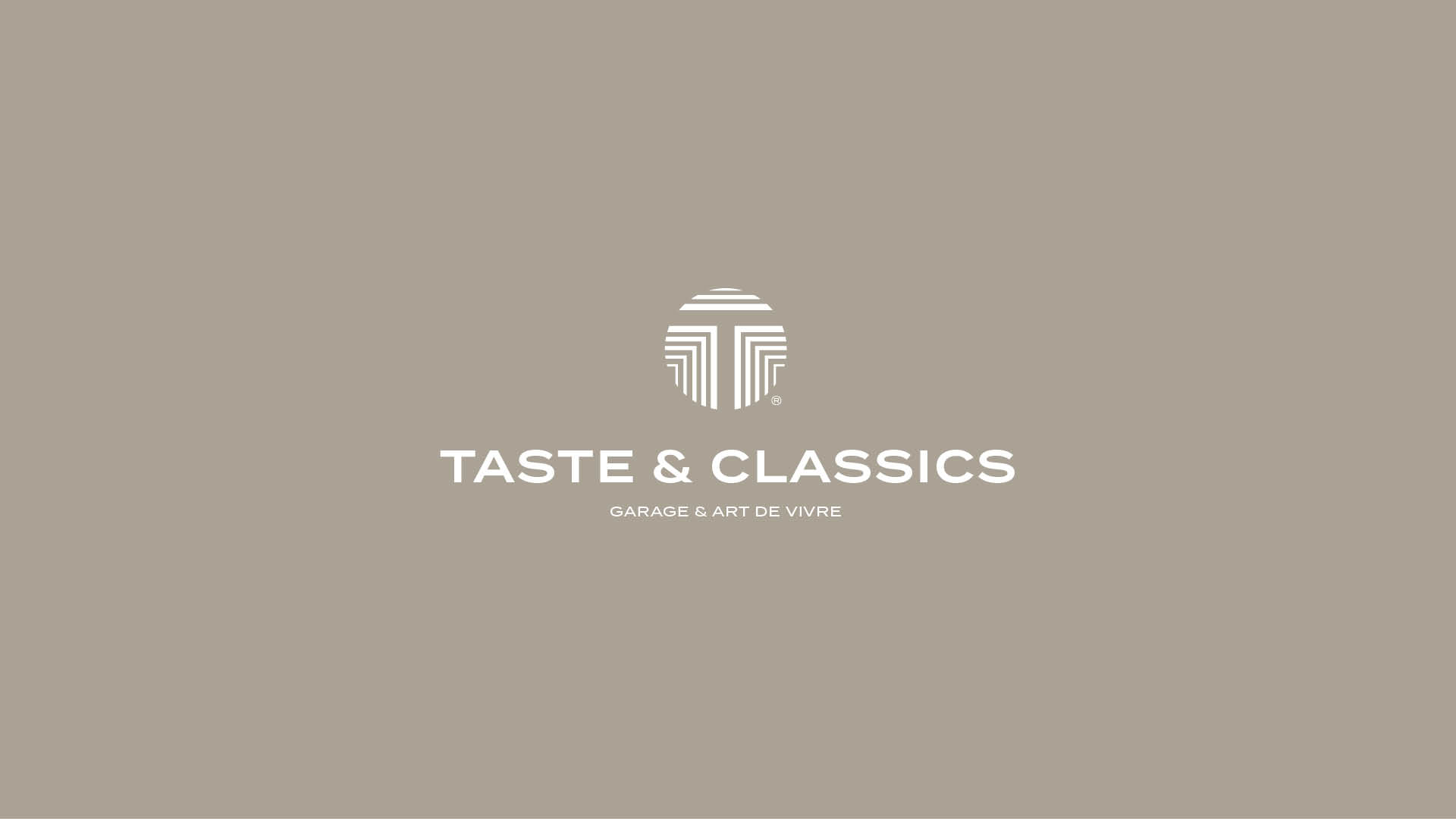 Logotype pour le garage d'automobiles de collection Taste & Classics
