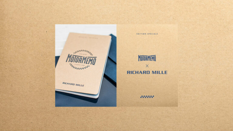 Co-Branding MotorMemo x Richard Mille (montres et automobile classique)