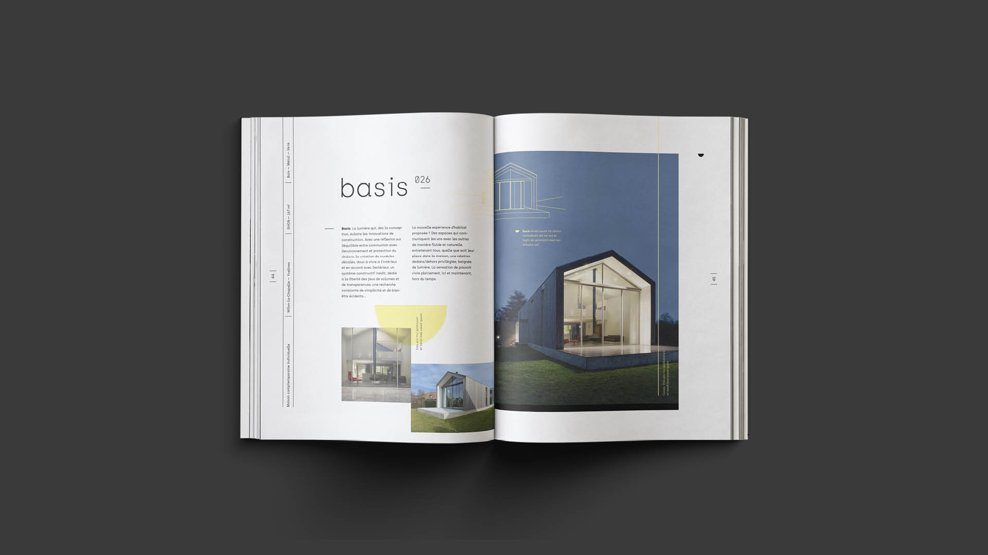 Book présentant les projets des architectes de l'atelier Silo